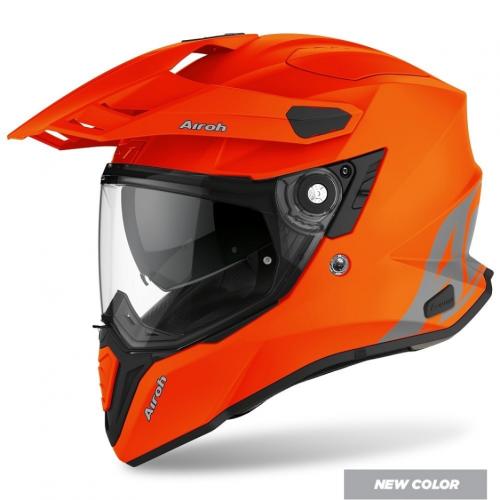 Helmet Commander Color Orange Fluo Matt